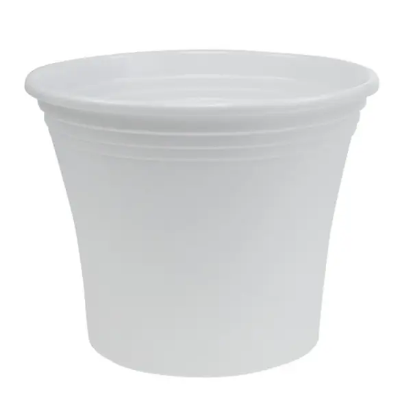 Pflanztopf Irys Plastik Ø25cm Weiß