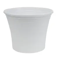 Pflanztopf Irys Plastik Ø25cm Weiß