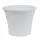 Pflanztopf Irys Plastik Ø25cm Weiß