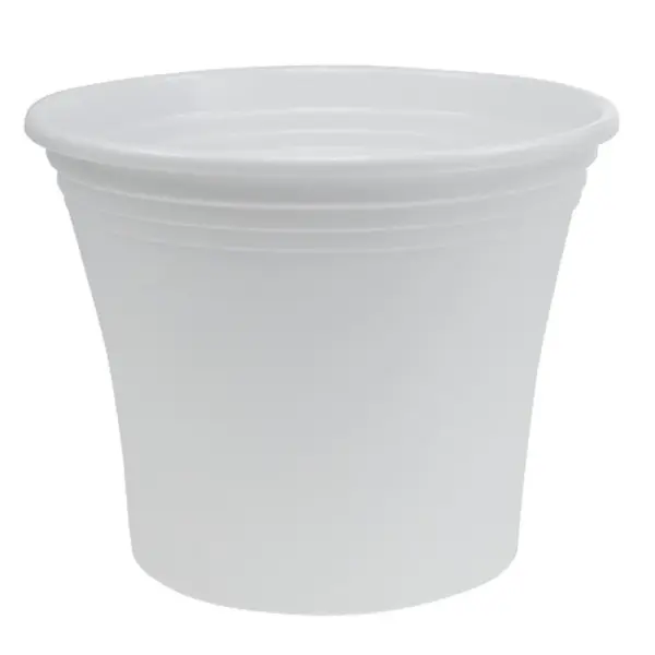 Pflanztopf Irys Plastik Ø29cm Weiß