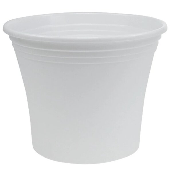 Pflanztopf Irys Plastik Ø33cm Weiß
