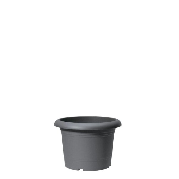 Scheurich Pflanzgefäß Oliver Ø 20 cm Metallic Grau
