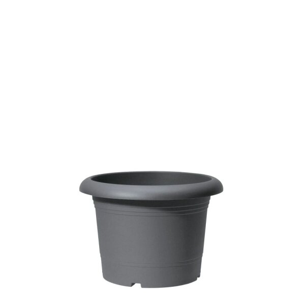 Scheurich Pflanzgefäß Oliver Ø 25 cm Metallic Grau