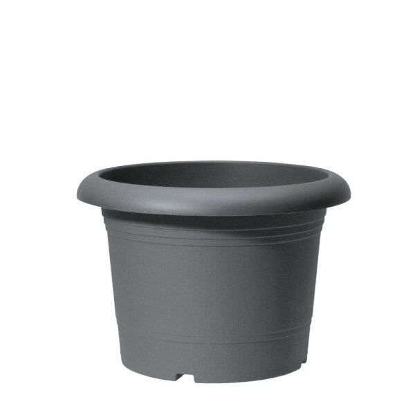 Scheurich Pflanzgefäß Oliver Ø 35 cm Metallic Grau