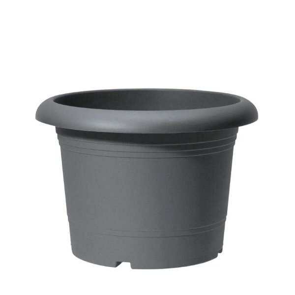 Scheurich Pflanzgefäß Oliver Ø 40 cm Metallic Grau