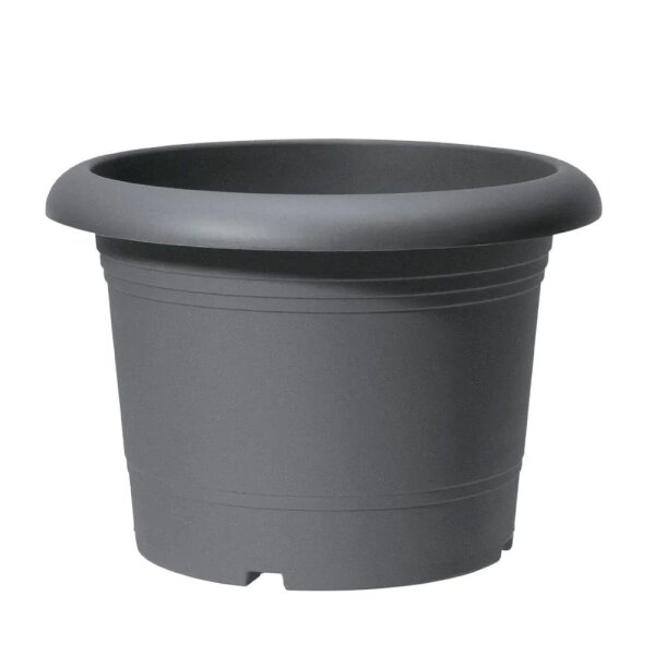 Scheurich Pflanzgefäß Oliver Ø 45 cm Metallic Grau
