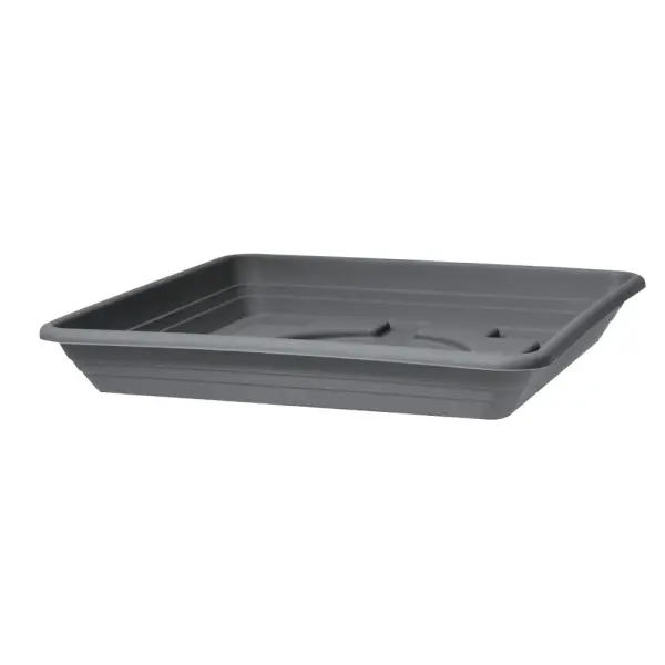 Scheurich Untersetzer Lara 40 cm x 40 cm Metallic Grau