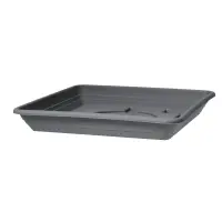 Scheurich Untersetzer Lara 40 cm x 40 cm Metallic Grau