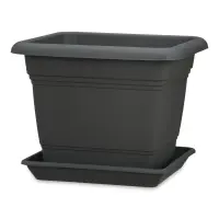 Scheurich Untersetzer Lara 29 cm x 29 cm Metallic Grau