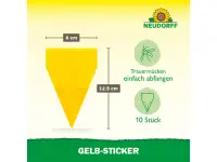 Neudorff Gelb-Sticker, 10 Stück