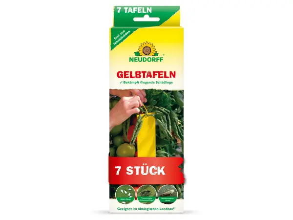 Neudorff Gelbtafeln (kleinformatig), 7 Stück