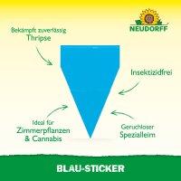 Neudorff Blau-Sticker Insektenfalle, 10 Stück