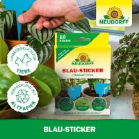 Neudorff Blau-Sticker Insektenfalle, 10 Stück