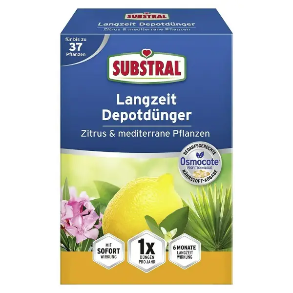 Substral Osmocote Langzeitdünger Zitrus & mediterrane Pflanzen, 750 g