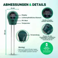 Vulpes Goods Boden Feuchtigkeitsmessgerät