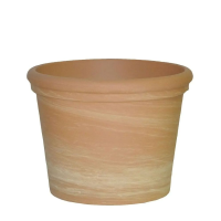 Pflanztopf Spang Ton Ø 28 cm Terracotta