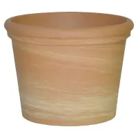 Pflanztopf Spang Ton Ø 36 cm Terracotta
